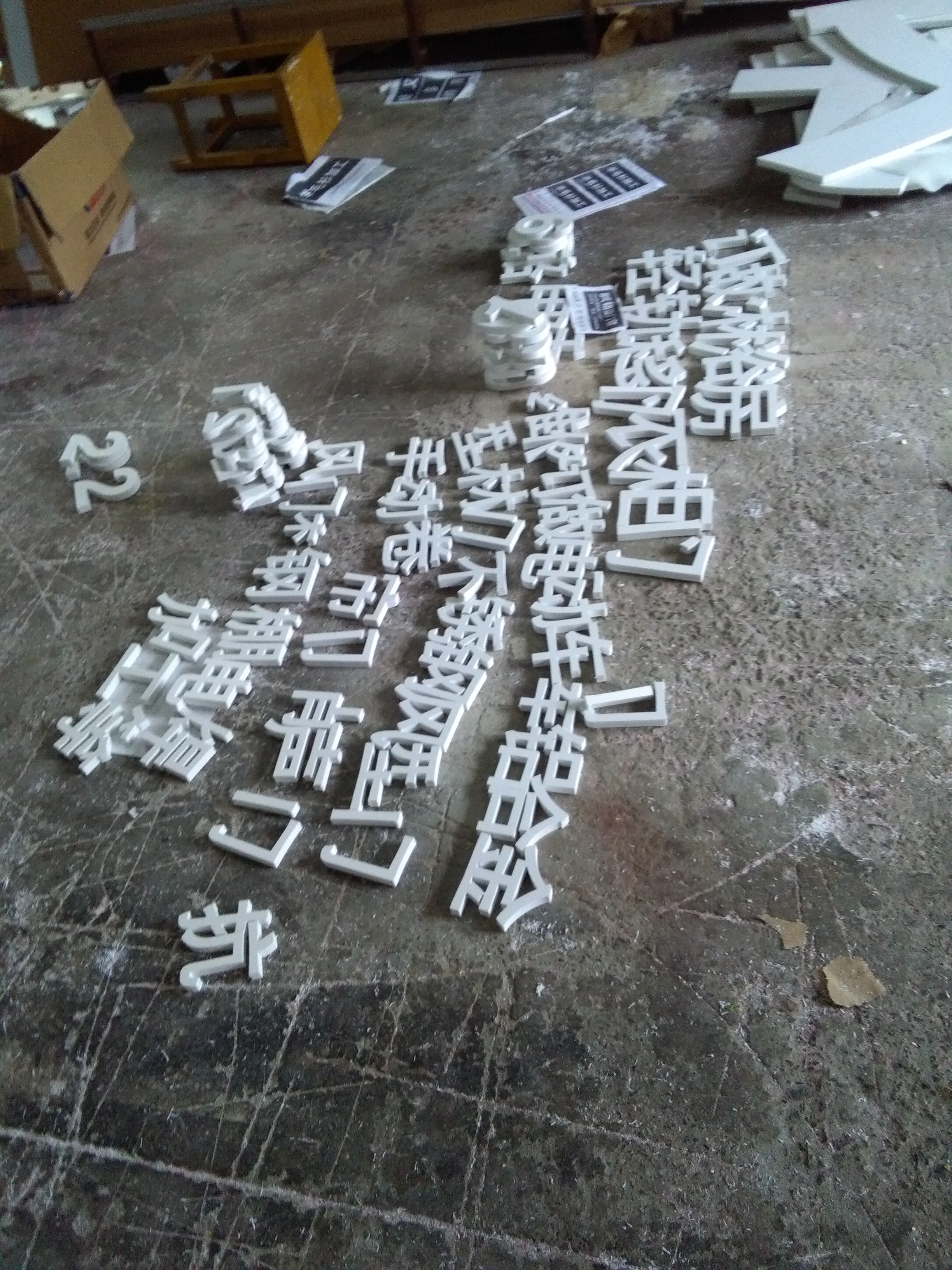 雪弗板雕刻和亚克力雕刻